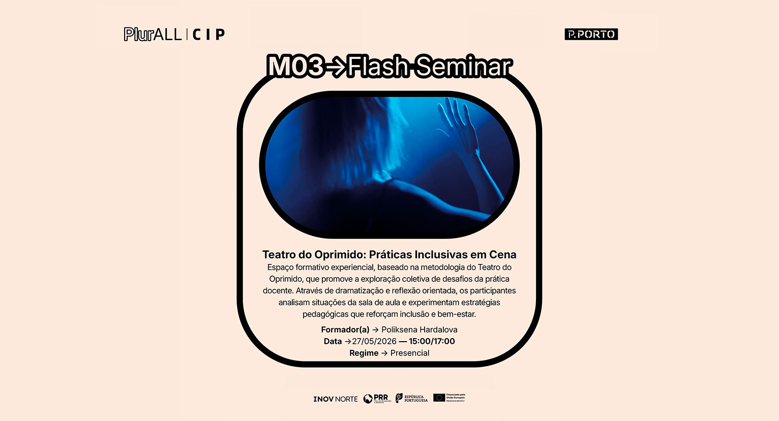 Flash Seminar: “Teatro do Oprimido: Práticas Inclusivas em Cena”